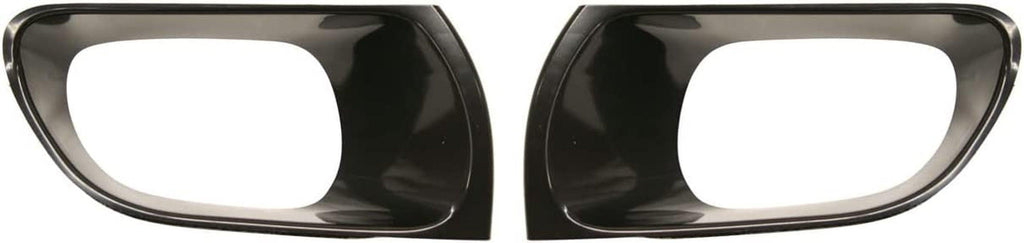 Front, Driver and Passenger Side Fog Light Trim Set of 2 Compatible with 2005-2007 Toyota Avalon Paint to Match