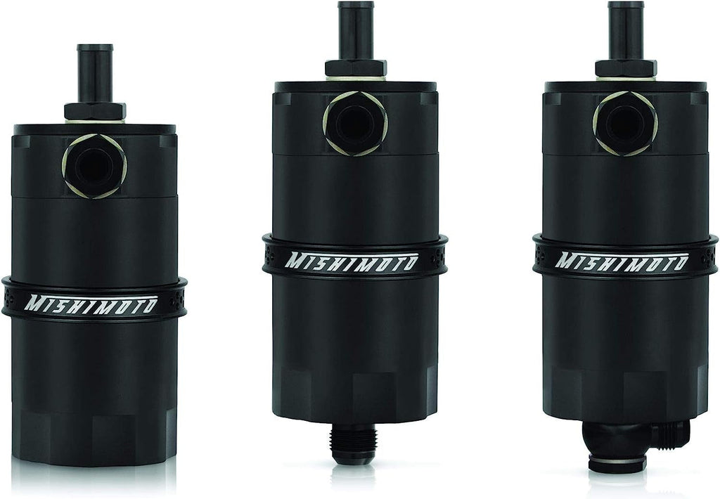 Baffled Oil Catch Can, Black