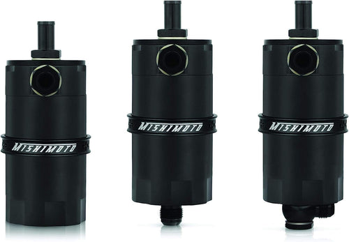 Baffled Oil Catch Can, Black