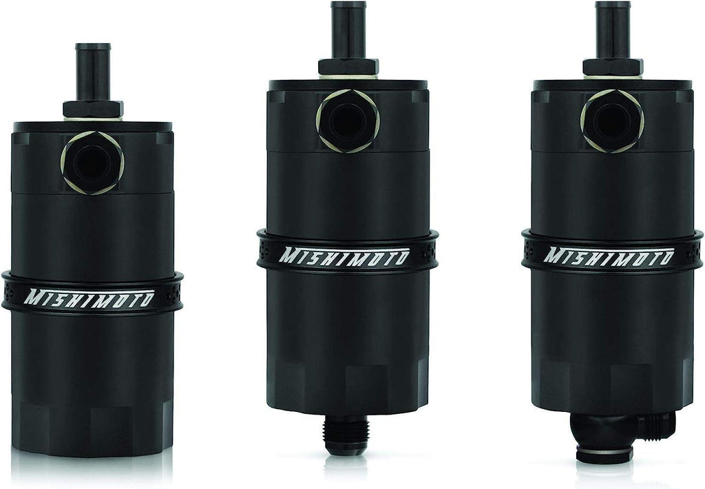 Baffled Oil Catch Can, Black