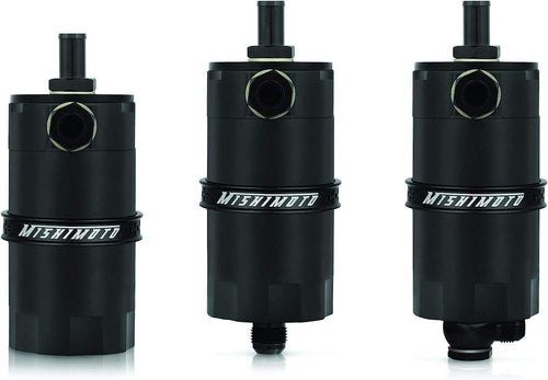 Baffled Oil Catch Can, Black