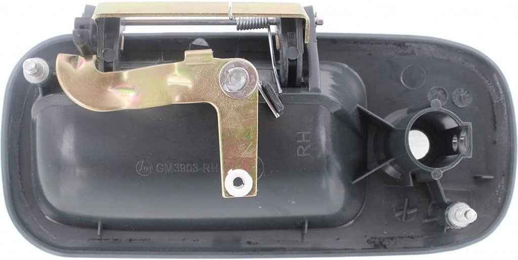 for Chevy Express 3500 Exterior Door Handle Front Passenger Side Textured Gray 1996-2002 | with Key Hole | Trim: Base/Ls | GM1311145 | 15167640