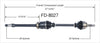 FD-8027 CV Axle Shaft