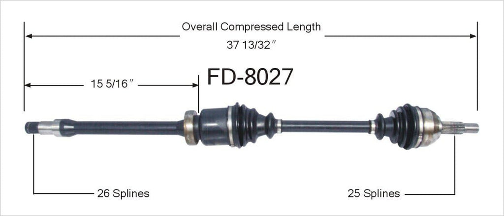 FD-8027 CV Axle Shaft