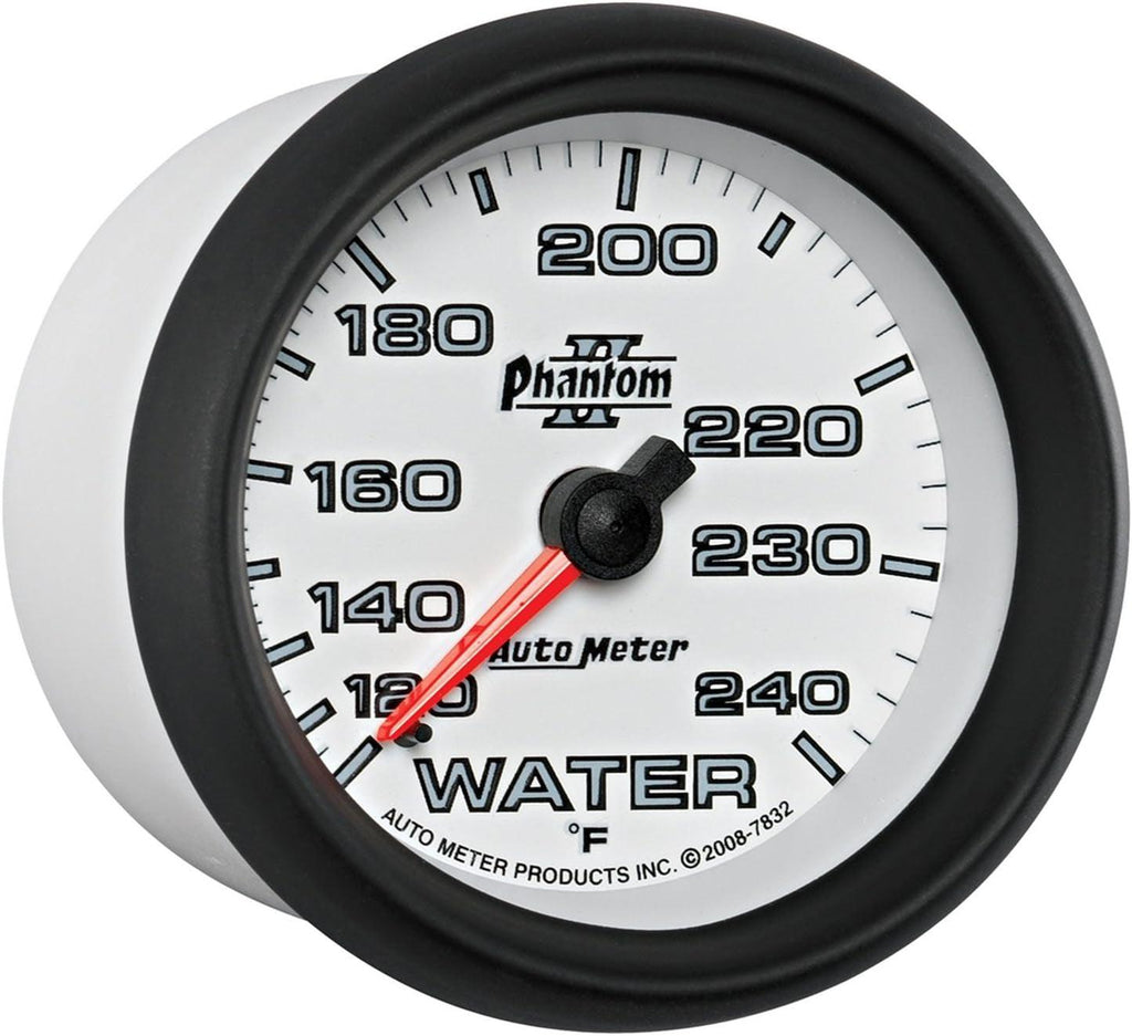 7832 Phantom II 2-5/8" 120-240 F Mechanical Water Temperature Gauge