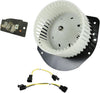 A/C AC Heater Blower Motor W/Fan Cage & Resistor Kit Compatible with Ford Lincoln Mercury