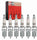 6 Pc Champion Platinum Spark Plugs Compatible with Chevrolet Equinox 3.4L V6 2005-2009
