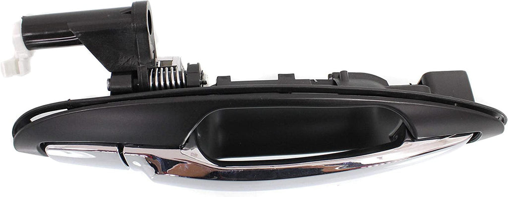 Exterior Rear Door Handle Compatible with KIA OPTIMA/MAGENTIS 2001-2006 / SONATA 2002-2005 RH Chrome-Black Old Body Style
