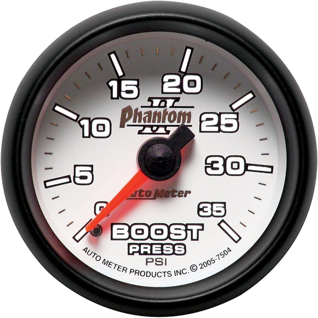 7504 Phantom II Mechanical Boost Gauge, 2.3125 In.
