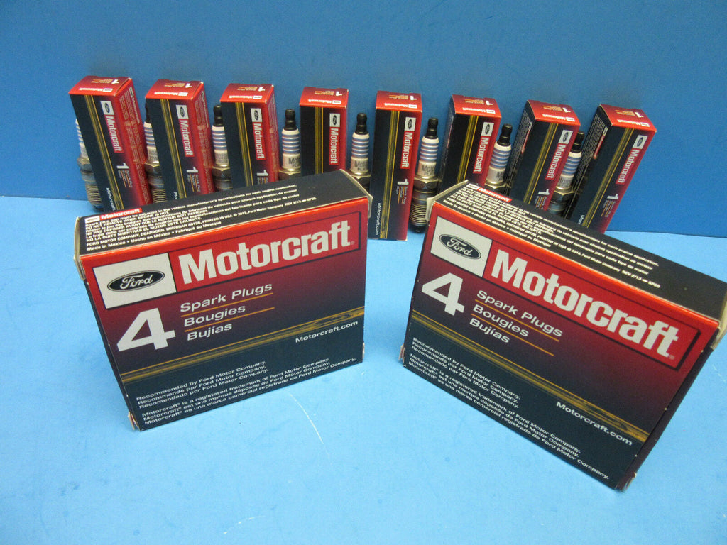 8 Spark Plugs OEM FORD Motorcraft SP509 HJFS24FP 5.4L V8 & Lariat
