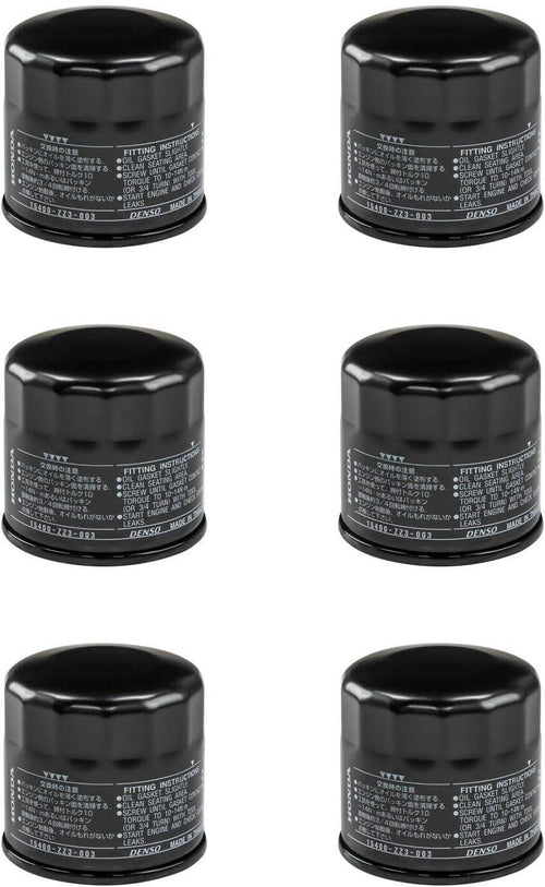 6 Pack 15400-ZZ3-003 Oil Filter for GCV530 H4514H H4518H 15400-PFB-014 OEM