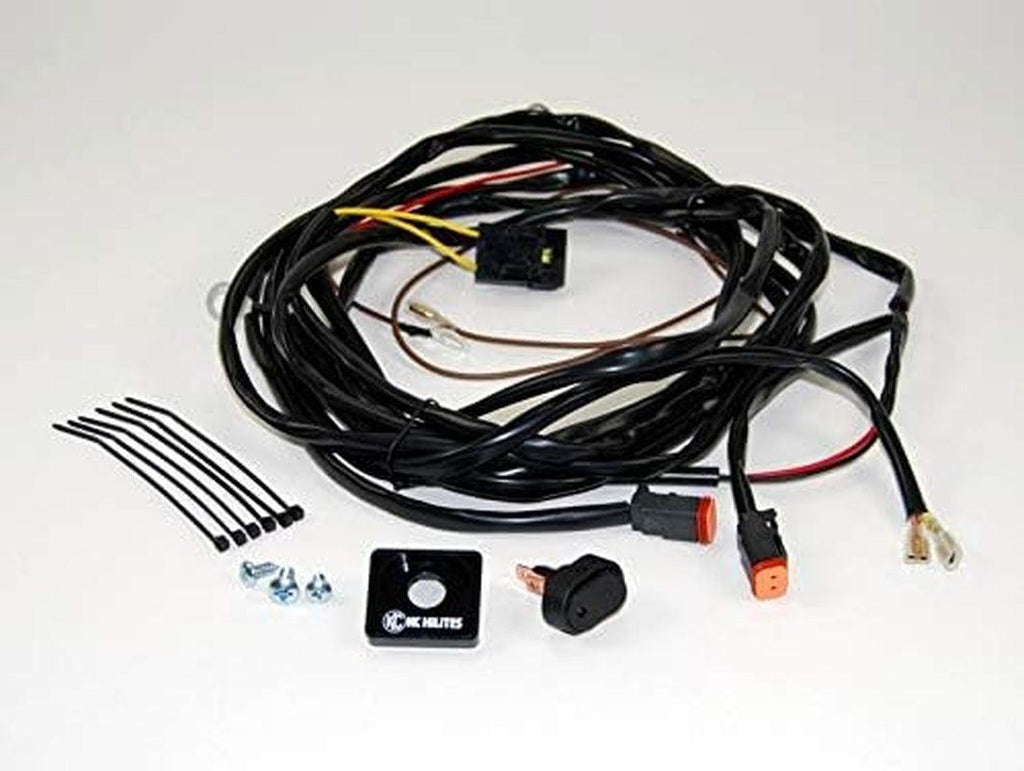 6308 110W Wiring Harness with 2-Pin Deutsch Connector for Two Lights