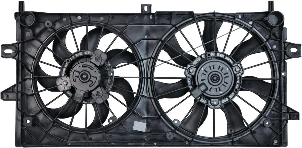 621420 Cooling Fan Assembly Compatible with 2006-2011 Chevrolet Impala , Black