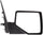 For Ford Explorer 2006 07 08 09 2010 Door Mirror Passenger Side | Power | Heated | Paint to Match | W/Puddle Light | Replacement for FO1321284 | 6L2Z-17682-EA, 6L2Z-17D742-AA