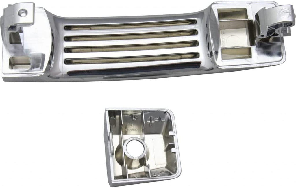for Infiniti QX56 Exterior Door Handle Front, Driver Side Chrome (2004-2010) | with Key Hole| Trim:All Submodels