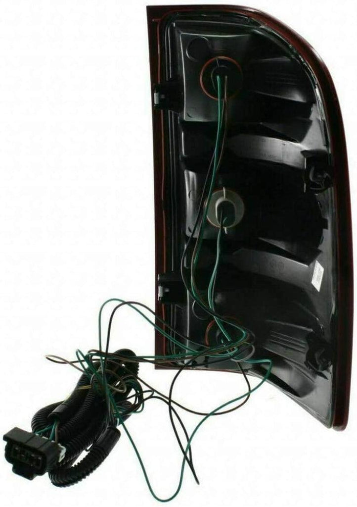 For GMC Sierra 1500 Tail Light Assembly 2012 2013 Driver Side 1St Design W/Bulbs Dual Filament Back-Up CAPA Certified for GM2800207 | 25958482 (Trim: SLE SL)