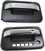 Exterior Door Handle Set Compatible with 2006-2008 Lincoln Mark LT, Fits 2004-2022 Ford F-150