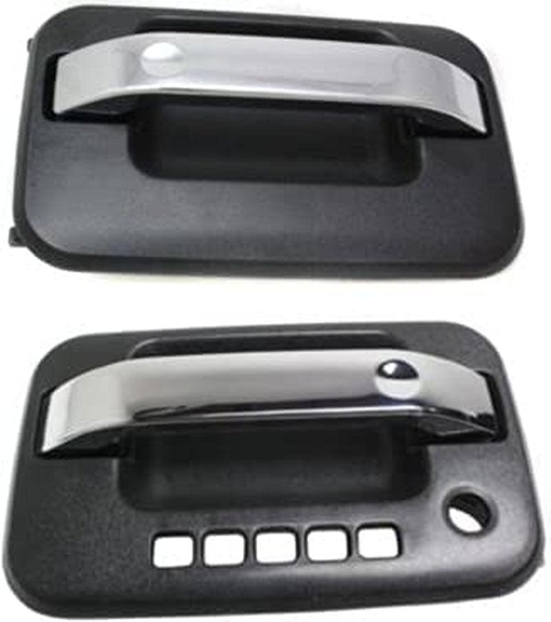 Exterior Door Handle Set Compatible with 2006-2008 Lincoln Mark LT, Fits 2004-2022 Ford F-150