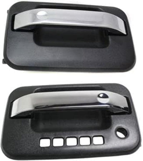 Exterior Door Handle Set Compatible with 2006-2008 Lincoln Mark LT, Fits 2004-2022 Ford F-150