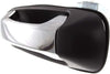 for Chrysler Aspen Door Handle 2007 2008 2009 Exterior | Rear Driver Side | Chrome Lever | Black Housing | CH1520118 | 1EH611XRAA