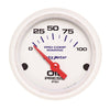 2-1/16 in. OIL PRESSURE 0-100 PSI MARINE WHITE - greatparts