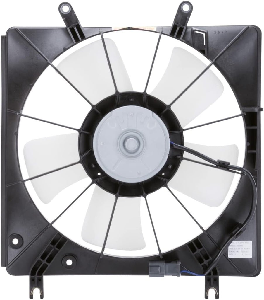 600690 Cooling Fan Assembly Compatible with 2003-2007 Honda Accord