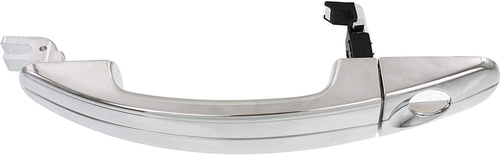 Front and Rear Exterior Door Handle Set of 4 Compatible with 2012-2014 Ford Focus and 2013-2017 Escape Chrome Driver and Passenger Side