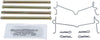 Gold 18K1753X Front Disc Brake Caliper Hardware Kit with Springs, Pins, and Lubricant