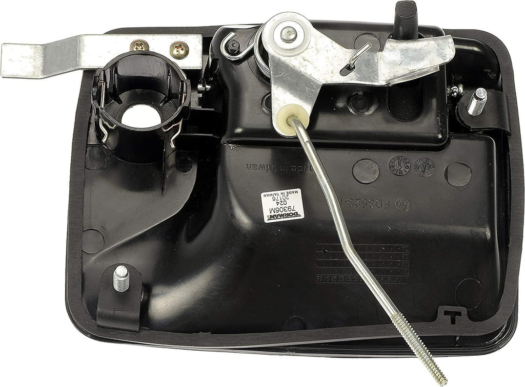 Dorman 79306M Front Driver Side Exterior Door Handle - Metal Compatible with Select Ford Models, Black (OE FIX)