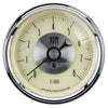 3-3/8 in. IN-DASH TACHOMETER 0-8000 RPM PRESTIGE ANTIQUE IVORY - greatparts