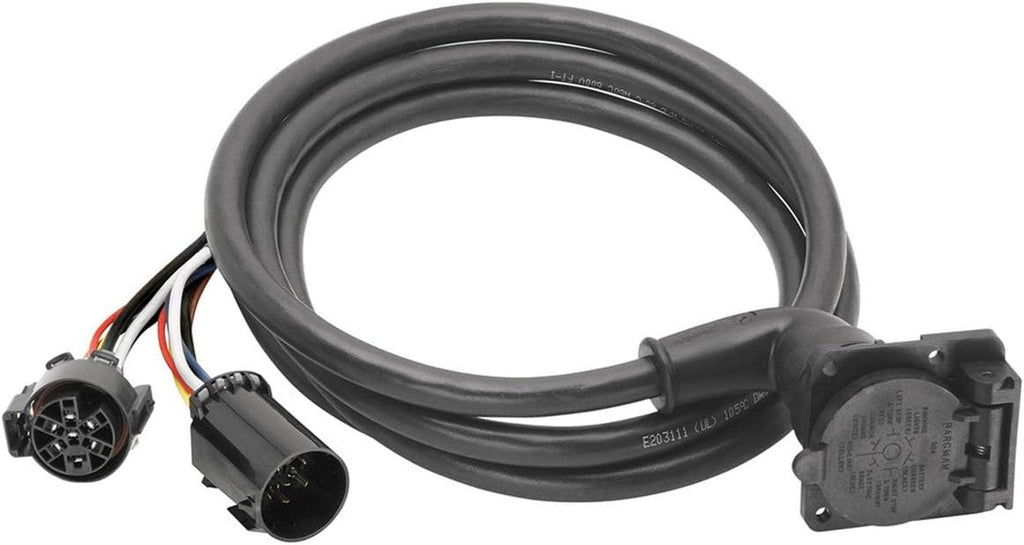 54701-003 Adapter (90 Degree 7-Way Fifth Wheel Harness Assembly with 7' Cable)