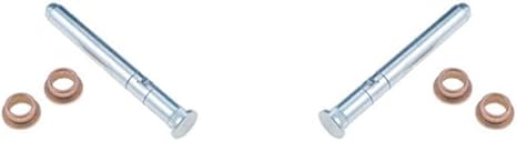 Door Hinge Pin & Bushing Kit Set (2 Pins & 4 Bushings) Compatible with Chrysler Dodge