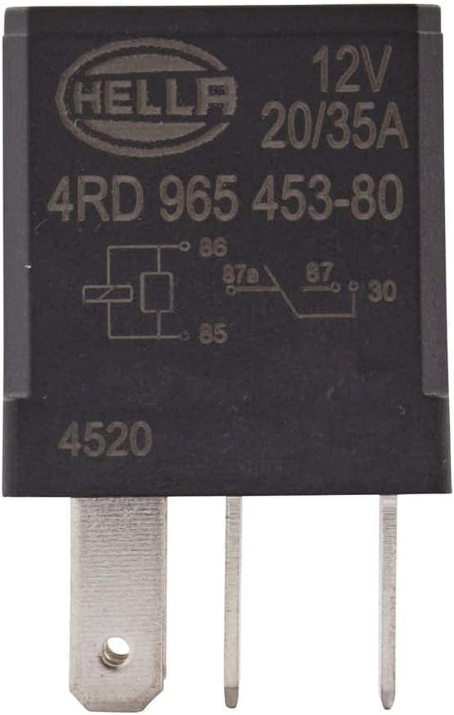 HELLA 965453801 Relay Micro Iso 5 Pole 12V Spst Res, Multi