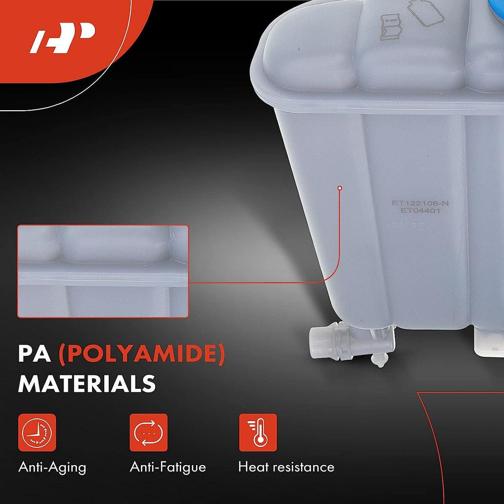 A-Premium Engine Coolant Overflow Recovery Reservoir Tank [W/Cap] Compatible with Audi Q5 2009-2015 and 2017, S4 2013-2015, S5 2012-2017, Replace # 8K0121405Q