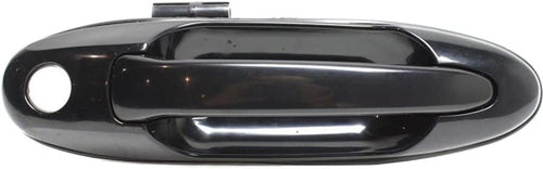 for Lexus LX470 Exterior Door Handle Front, Passenger Side Smooth Black (1998-2007) | with Key Hole | Trim: Limited/Sr5/Base | TO1311120 | 6921060071C0