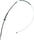 Professional 18P1591 Front Parking Brake Cable Assembly