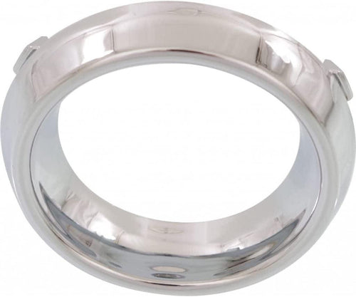 for Chrysler Town & Country 2011 12 13 14 15 2016 Fog Light Trim Ring Driver or Passenger Side | Chrome | Plastic | Replacement for CH1038144 | 68100718AA