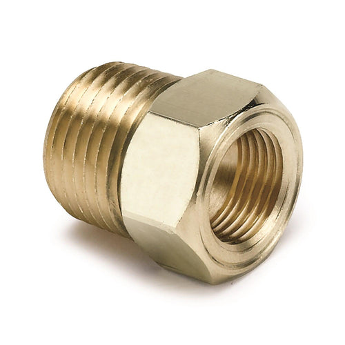 FITTING ADAPTER 1/2-1/16 in. NPT MALE BRASS FOR MECH.TEMP. GAUGE - greatparts