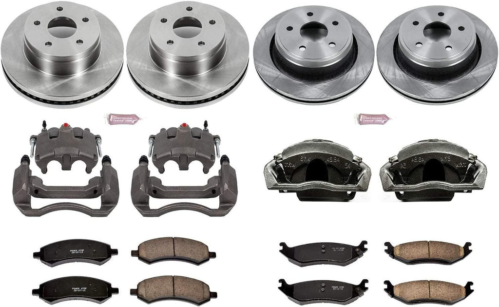 KCOE2164 Autospecialty 1-Click OE Replacement Brake Kit with Calipers