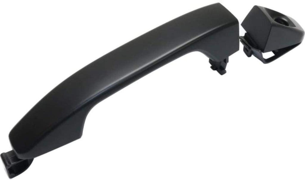 for Chevy Colorado Exterior Door Handle Front Driver Side Smooth Black 2015 2016 | with Key Hole| Trim:All Submodels