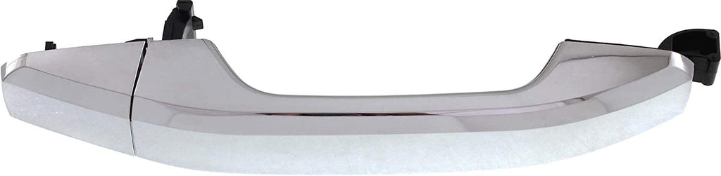 Front and Rear Exterior Door Handle Set of 4 Compatible with 2014-2018 Chevrolet Silverado 1500 and GMC Sierra 1500 Chrome Driver and Passenger Side