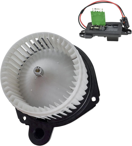 A/C AC Heater Blower Motor W/Fan Cage & Resistor Kit Compatible with Buick Chevy GMC Olds