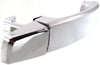 for Chevy Aveo Exterior Door Handle Rear Driver or Passenger Side Chrome 2007-2009 | Trim: LS/LT