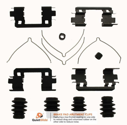Carlson Disc Brake Hardware Kit for CR-Z, Fit 13557Q