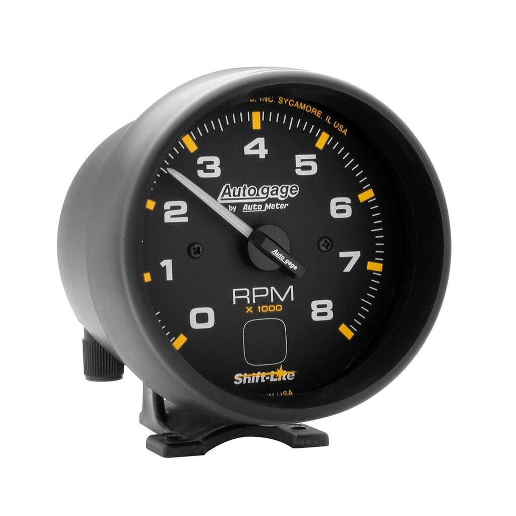 3-3/4 in. PEDESTAL TACHOMETER 0-8000 RPM AUTO GAGE - greatparts