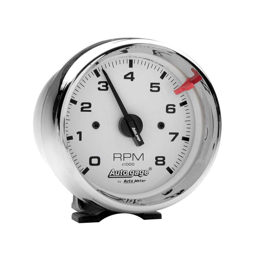 3-3/4 in. PEDESTAL TACHOMETER 0-8000 RPM AUTO GAGE - greatparts