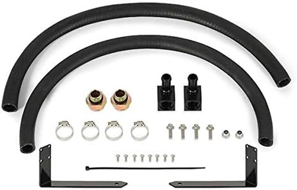 MMTC-DMAX-11SL Transmission Cooler Compatible with Chevrolet/Gmc Duramax 6.6 LML 2011-2014 Silver