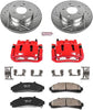 KC1860 Z23 Evolution Sport 1-Click Brake Kit with Powder Coated Calipers (Brake Pads, Drilled/Slotted Rotors)