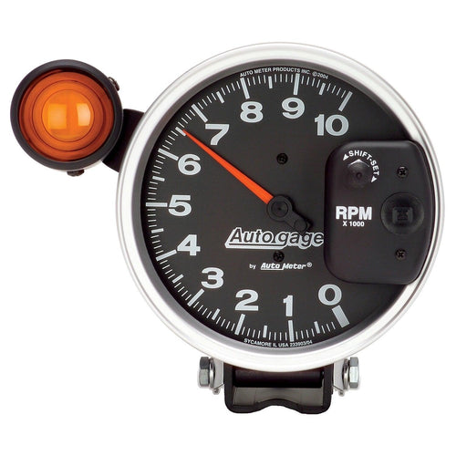 5 in. PEDESTAL TACHOMETER 0-10000 RPM AUTO GAGE - greatparts