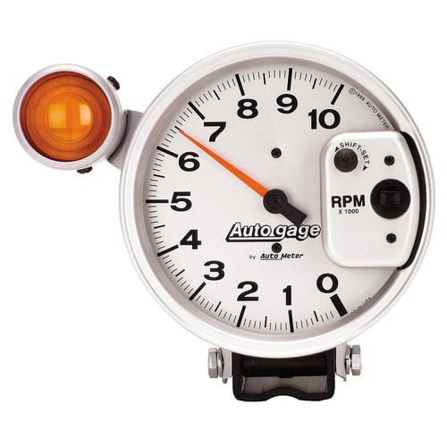 5 in. PEDESTAL TACHOMETER 0-10000 RPM AUTO GAGE - greatparts